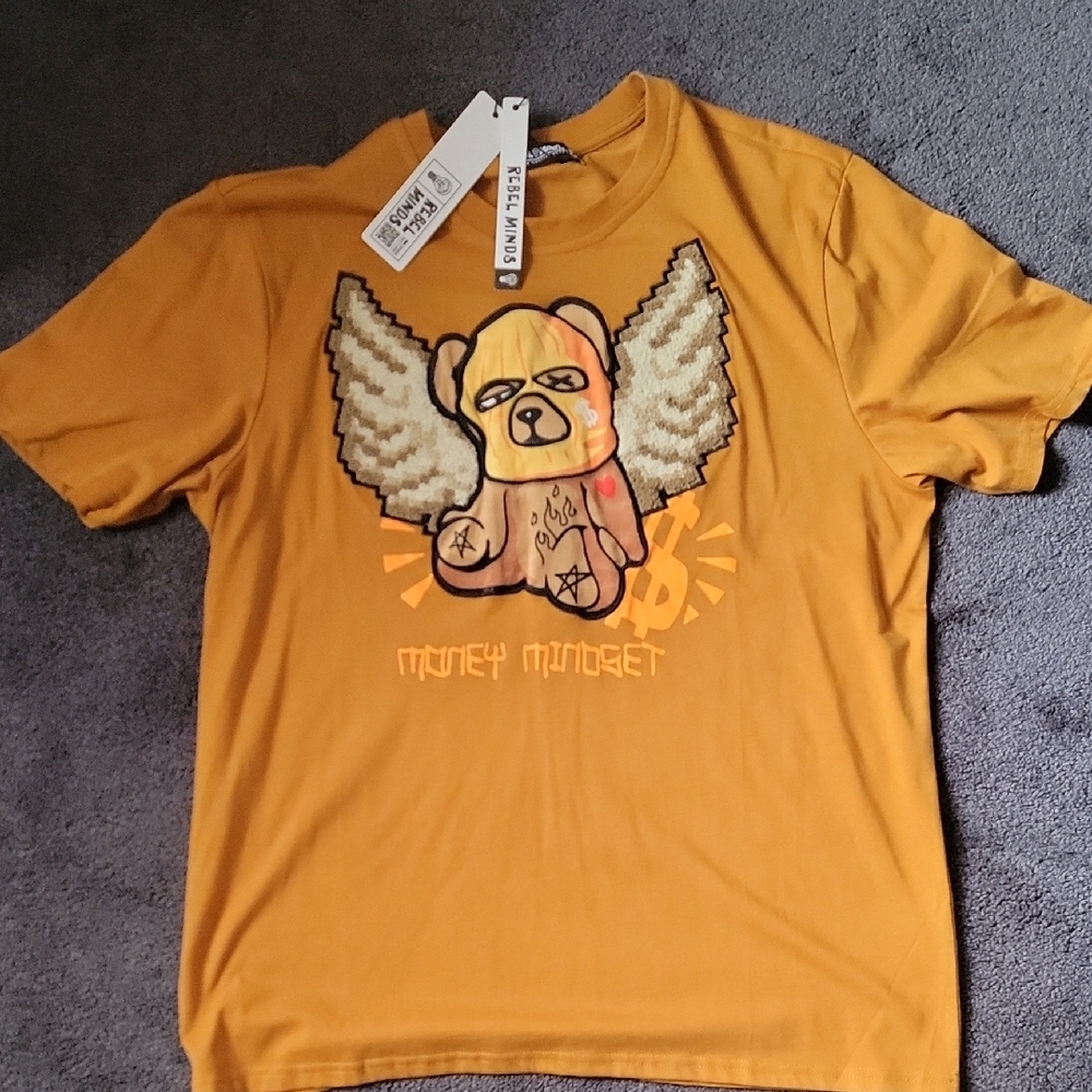 Orange Money Mindset Short Sleeve Tee